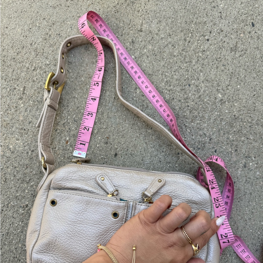 Multiple Pocket Silver Mini Bag - image 4